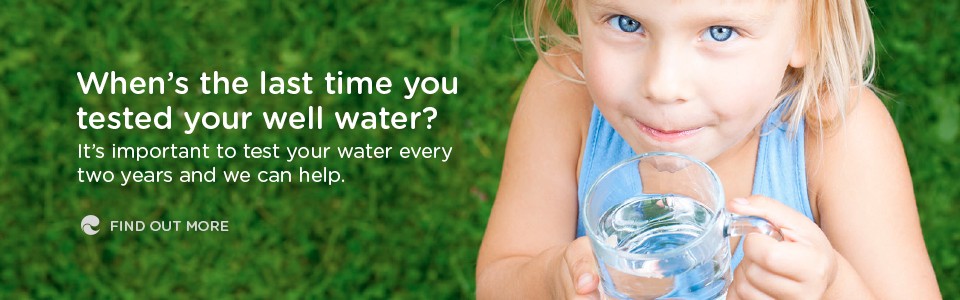 When's the last time you had your water tested? It's important to test your water every 2 years and we can help!