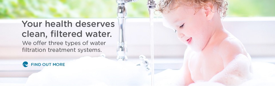 Your health deserves clean, filtered water. We offer 3 kinds of water filtration treatment systems.